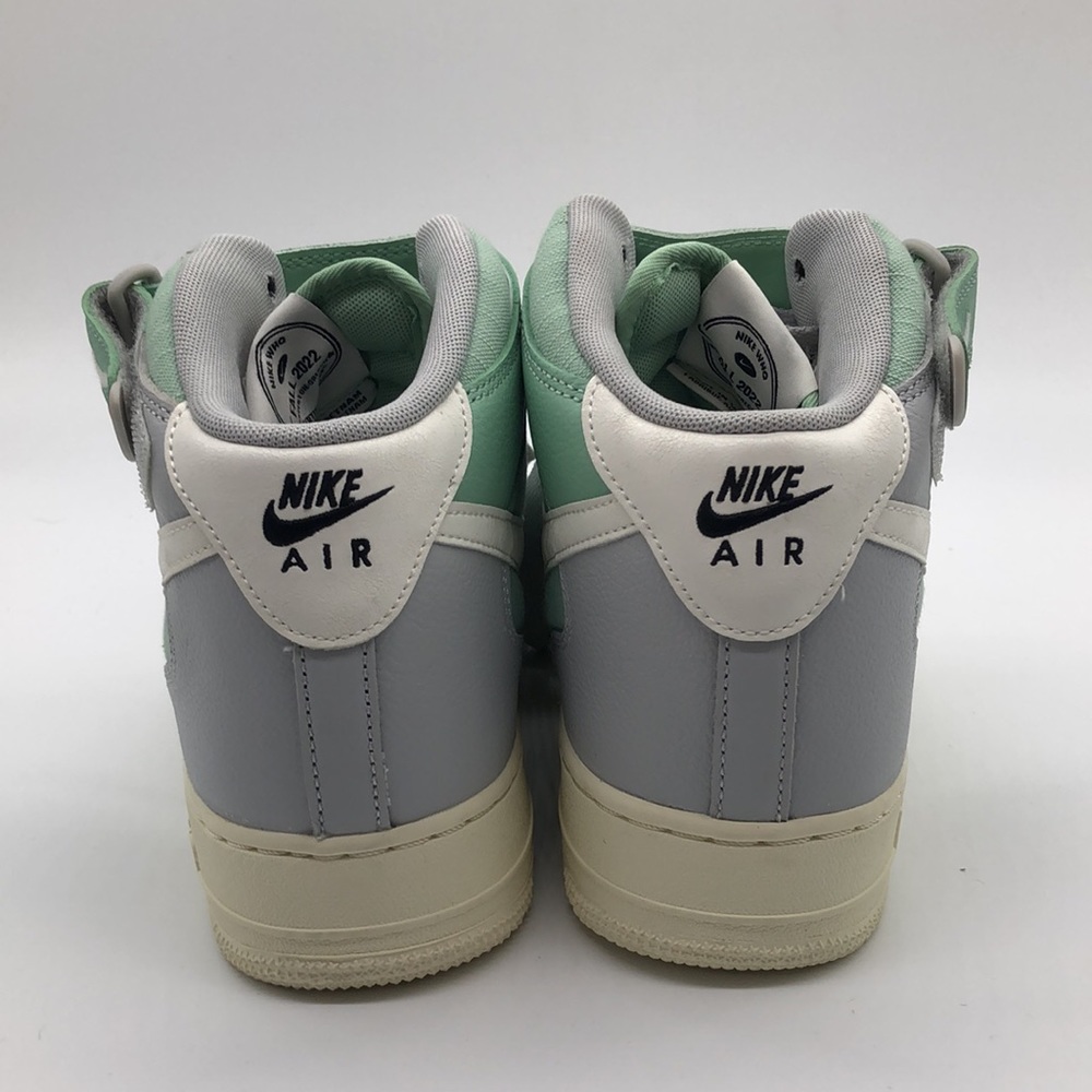 Mens Nike Air Force 1 Mid ‘07 LX Teal/Tan/Gray DQ8766-002 NWOB - Picture 4 of 5